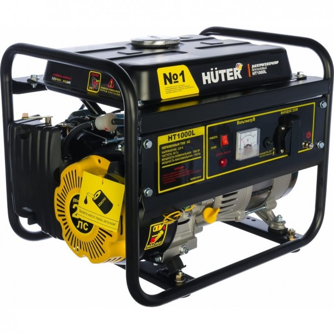 Портативный бензогенератор HUTER HT1000L 64/1/2